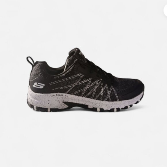 Skechers Women's Trail Sneakers Size 8 Hillcrest External Adventure Black White - Picture 2 of 11